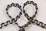 Viscose Decorate Woven Tape Trim Metallic Braid Gimp Trim For Clothing Fashion