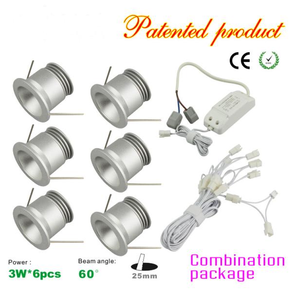 Buy cheap Mini 3W LED Light Downlight+Power Supply Kit Recessed LED Ceilling Spotlight from wholesalers