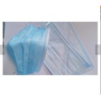 Buy cheap Non Woven EN 149-2001 3.72 Inch 3 Ply Surgical Mask product