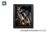 Grimace Theme 3D Lenticular Pictures With Black Plastic Frame / Lenticular Photo