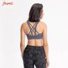 Buy cheap Solid Color Women Sport Bra High Impact Shockproof Push Up Workout Bra from wholesalers