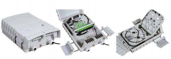Buy cheap Plastic Fiber Optic Drop Cable Junction Box FAST-6 6CORES 274*175*86mm from wholesalers