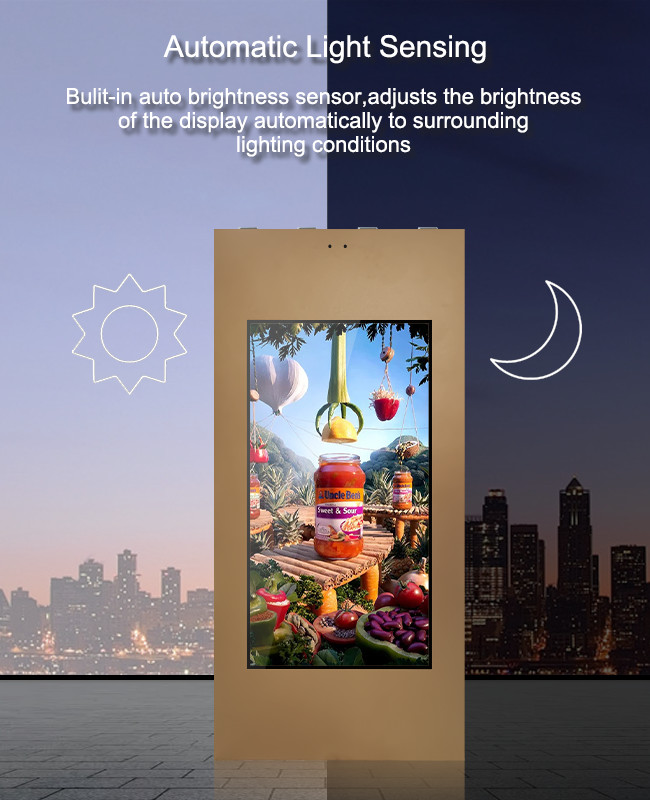 49 Inch Weather Resistant Wall Mounted Vertical Outdoor Sign