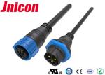 2 Pin Jnicon Waterproof Cable Connector , Industrial Waterproof Aviation