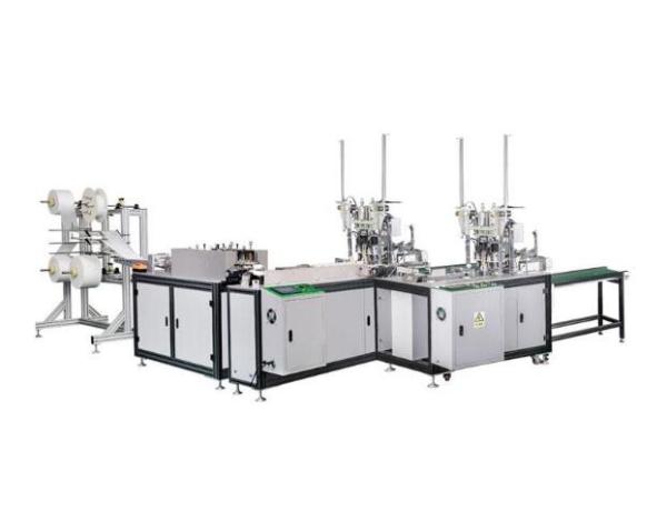 Buy cheap Economic Anti-COVID 19 3 Layer Flat Disposable Face Mask Making Production Line With Inner Earloop And Edge Covered from wholesalers