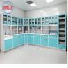 Buy cheap Adjustable Shelves Hospital Furniture Dental Cabinet Manufacturers Stainless Steel Handle Three Section Slider from wholesalers