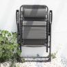 Buy cheap Office Nap Metal Five Positions Foldable Garden Lounger Powder Coating from wholesalers