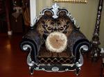 European-style luxury living room sofa coffee table French solid wood carved
