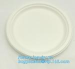 Biodegradable plate food grade green sugarcane bagasse plate,10" sugarcane