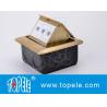 Buy cheap OEM Square Panel Copper / GFCI Receptacles Round Aluminum Aloy POP-up Type Floor Socket from wholesalers