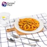 Disposable Biodegradable Corn Starch Snack Cake Plates Eco- friendly Round Trays