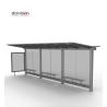 Buy cheap Double Sided Advertising Smart Bus Shelter Anti Corrosion Aluminum Flat Roof from wholesalers