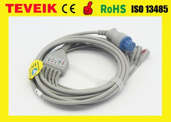 Buy cheap Factory Price Medical Datex Cardiocap 5 leads Round 10pin ECG Cable For Patient Monitor from wholesalers