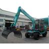 Buy cheap Grab Cotton Equipment Wheel Excavator With Cotton Grapple 1900mm Arm Length from wholesalers
