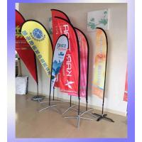 Buy cheap Fiberglass Poles Stainless Steel Base Flying Banner Teardrop / Feather / Square product
