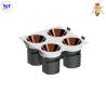 Buy cheap Round Shape IP40 18W Grey Aluminum Housing 100lm/W 3CCT Cutting Size 55/75/100mm LED Indoor Spotlight Down Light from wholesalers