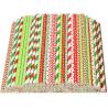 Buy cheap 7.75" Green And Red Striped Dot Chevron Paper Straw from wholesalers