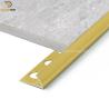 Buy cheap Round Open Shape Aluminium Tile Trim 10mm X 2.5m High Glossy Gold from wholesalers