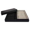 Buy cheap Ring Organizer Jewelry Display Box Cardboard Material Many Slots Easy To Carry from wholesalers