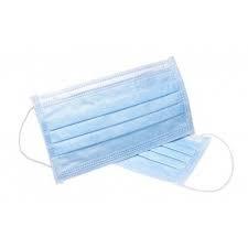 Non Woven 3 Ply Disposable Face Mask Good Filterability Flexible Adjustable