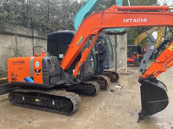 Buy cheap Original Japan Used Hitachi ZX60 Mini Crawler Excavator With Hydraulic Thumb from wholesalers
