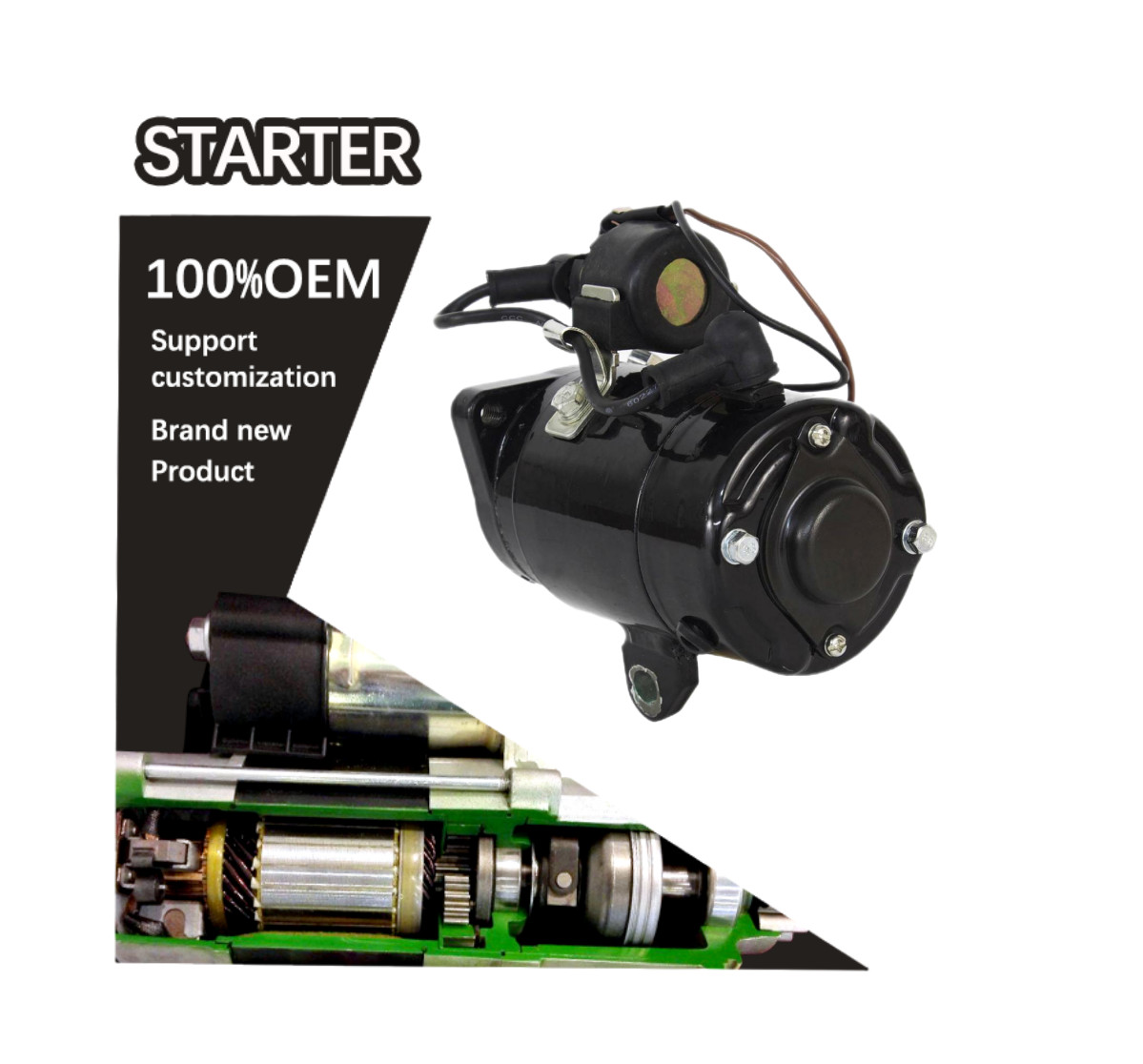 12V CW Marine starter 31100-95240,31100-95242 3110095240,3110095242 676-81800-10, 697-81800-10, 697-81800-11,S114-221