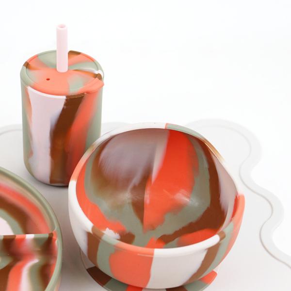 Buy cheap Unbreakable Safe Silicone Tableware Set For Baby Children Feeding from wholesalers