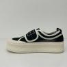 Buy cheap OEM Black Canvas Trainers Womens Rubber Outsole Wide Fit Canvas Trainers from wholesalers