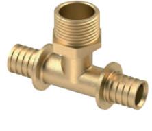 Buy cheap Brass Tee Reducing Male Thread Pipe fittings from wholesalers