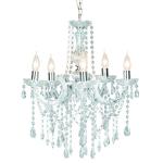 Gold 5 way gothica fleish style crystal chandelie light (WH-CY-40)