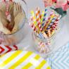 Buy cheap Recyclable Milkshake Striped Paper Straws Food Safe Dye Free CE Certificited from wholesalers