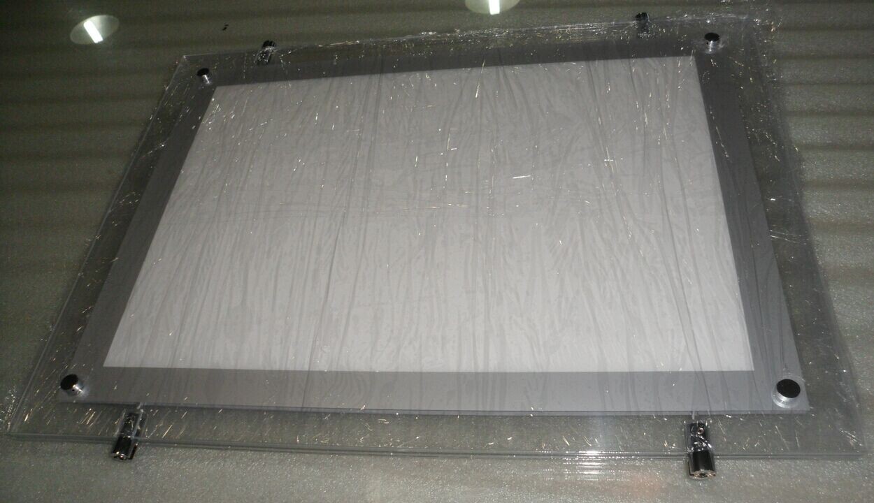 3D Engraving LGP A0 10mm Acrylic Light Box Display