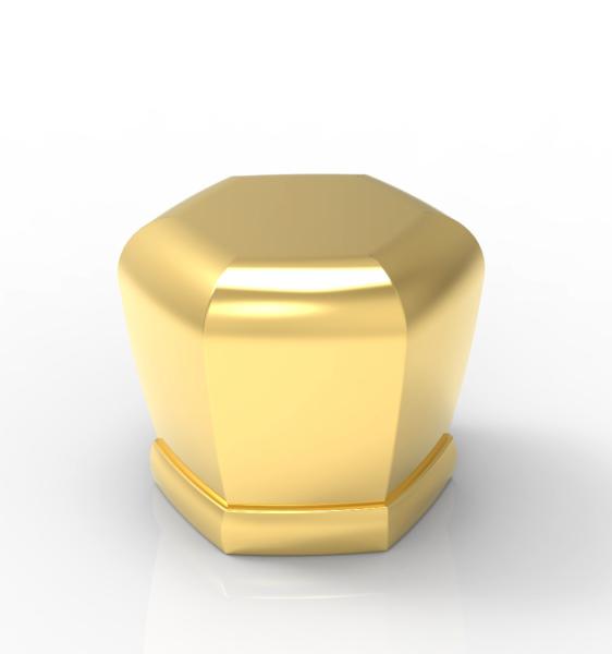 Buy cheap ISO 9001 Hanging Plating Zinc Alloy Perfume Bottle Cap from wholesalers