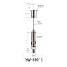 Buy cheap Brass Ceiling Cable Hanging System Light Suspension Kit With M10 Thread YW86012 from wholesalers