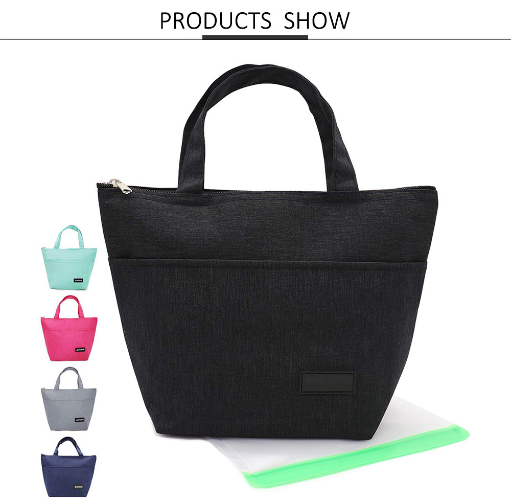 Water-resistant Thermal Lunch Tote Bag Leakproof School Lunch Pail for Boys Girls