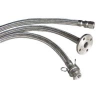 Buy cheap Nut Metal Stainless Steel Braided Flexible Hose Pipe Customized Diameter 8-850mm product