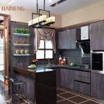 jinhengsteel Retro style high end kitchen cabinet designs with stainless steel
