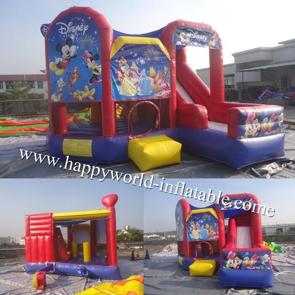 Buy cheap mickey mouse bounce house , mickey mouse clubhouse bounce house slide combo from wholesalers