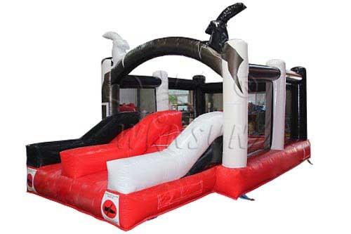 Buy cheap 3 Layers PVC Material Blow Up Houses For Birthday Parties Goat Themed from wholesalers