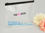 fashion thick clear retail custom printed pvc slider zipper bag, mini plastic