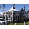 Buy cheap Durable Aluminium Pagoda Tent With Glass Wall For Trade Show, Banquet Canopy Family , Party BBQ Etc from wholesalers