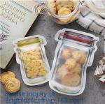 FDA Customized Kitchen Reusable silicone Food,Snack, Vegetable, Meat Storage Bag