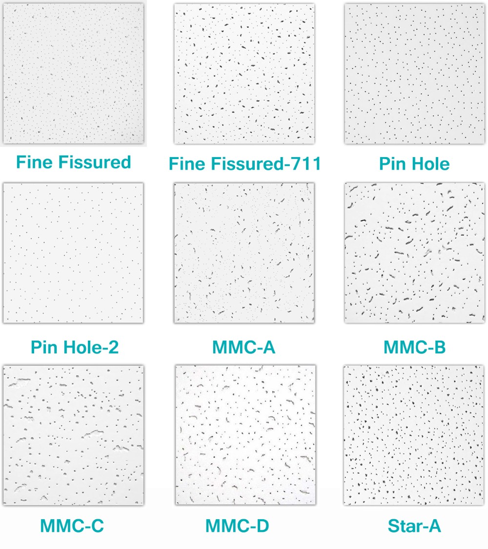 Soundproof Ceiling Fibre Cement Tiles , Acoustic Mineral Fiber Insulation Board