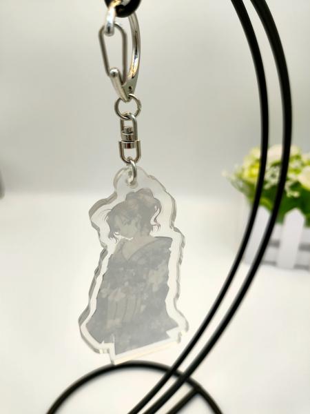 Buy cheap Anime Printed Acrylic Sheet Keychain With Picture Opp Bag Packed from wholesalers