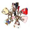 Buy cheap Lightweight White Coin Bag Keychain , 5.5cm Mini Coin Purse Keyring from wholesalers