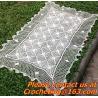 Buy cheap Hand Crochet table clothing - table cover - white, wedding and banquet, blanket, clothes from wholesalers