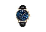24H Day Date Quartz Stainless Steel Watch 5ATM Waterproof 2pcs SS Button