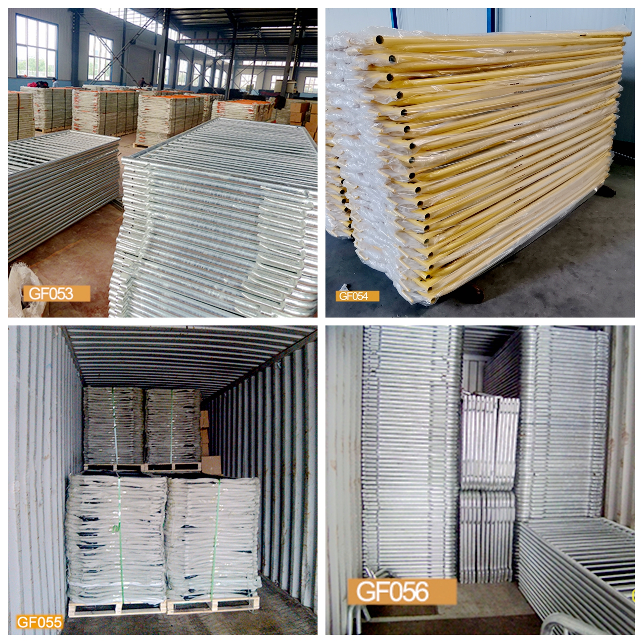 1.0m Height Crowd Control Barrier Fencing Hot Dipped Galvanized Removable Australia