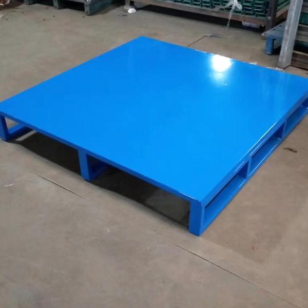 Buy cheap Customized Industrial Warehouse Steel Pallet Heavy Duty Steel Pallet 2 Way Entry from wholesalers