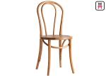 Rustic Style Vienna Walnut Bentwood Cafe Chairs For Hotel / Office / Home